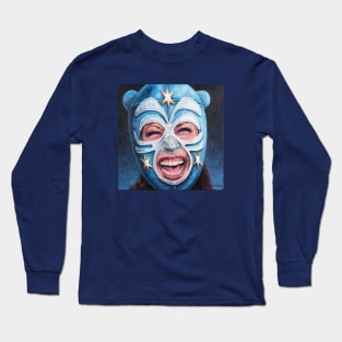 Kamala: Wrestling Mask Portrait Long Sleeve T-Shirt